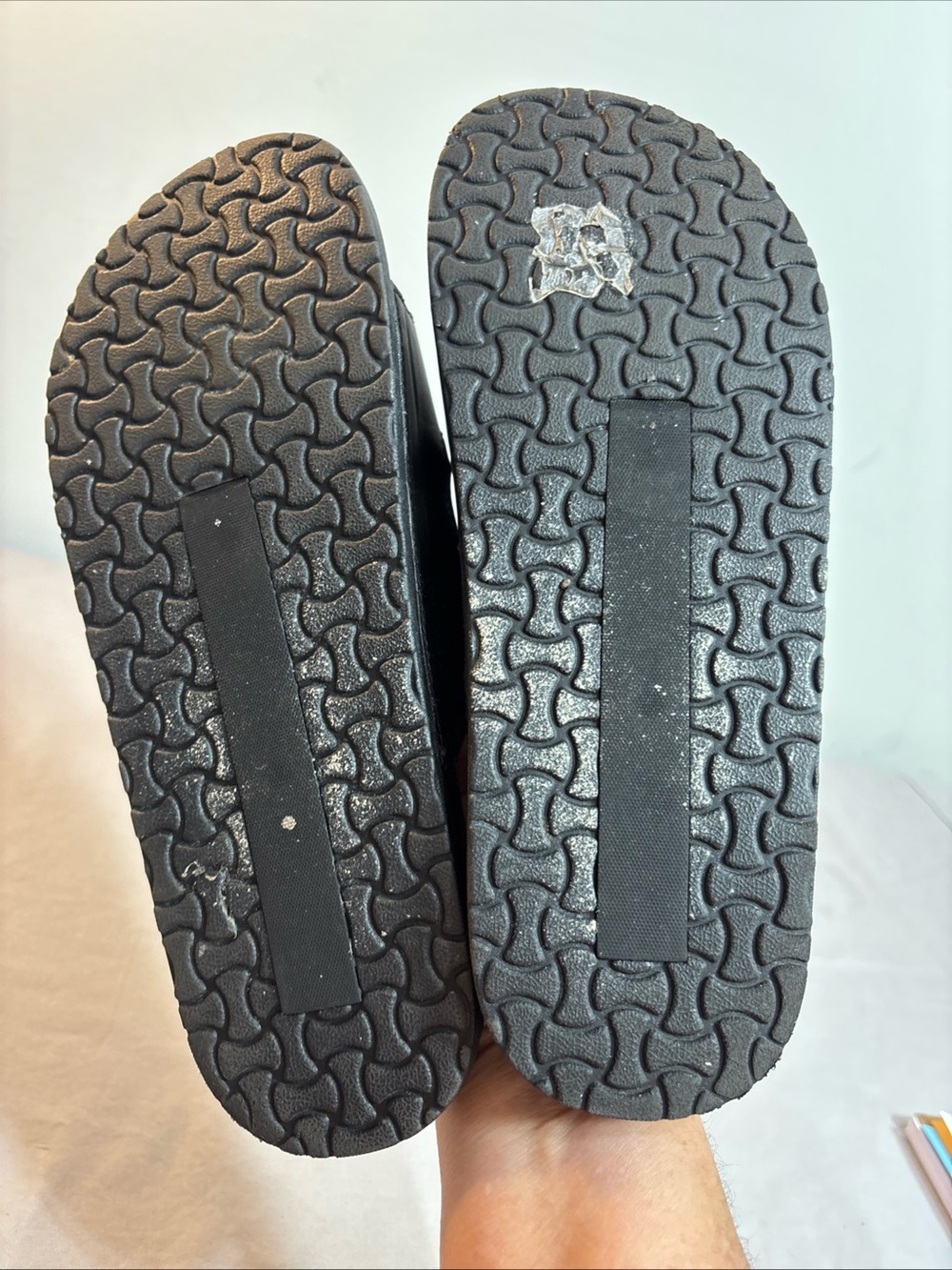 Earthing Women’s Black Double-Buckle Slide Sandals - Picture 9 of 9